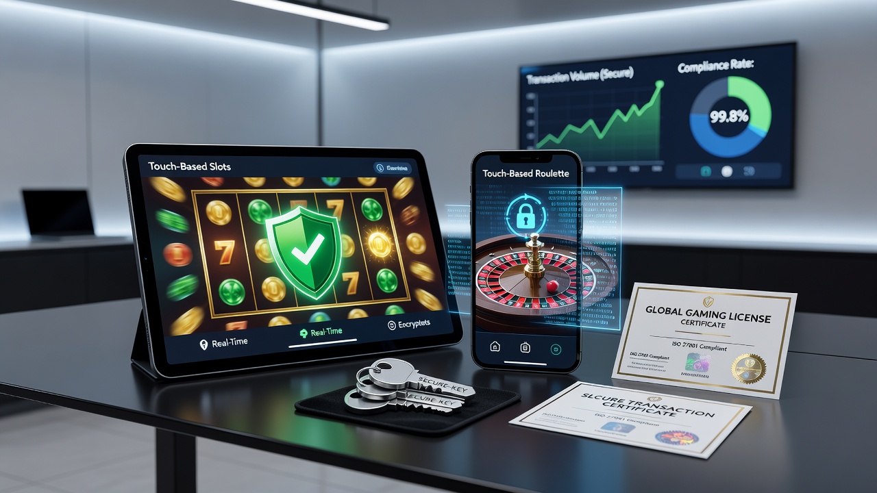 Live dealer interface on a tablet showing real-time blackjack play with verified payment confirmation