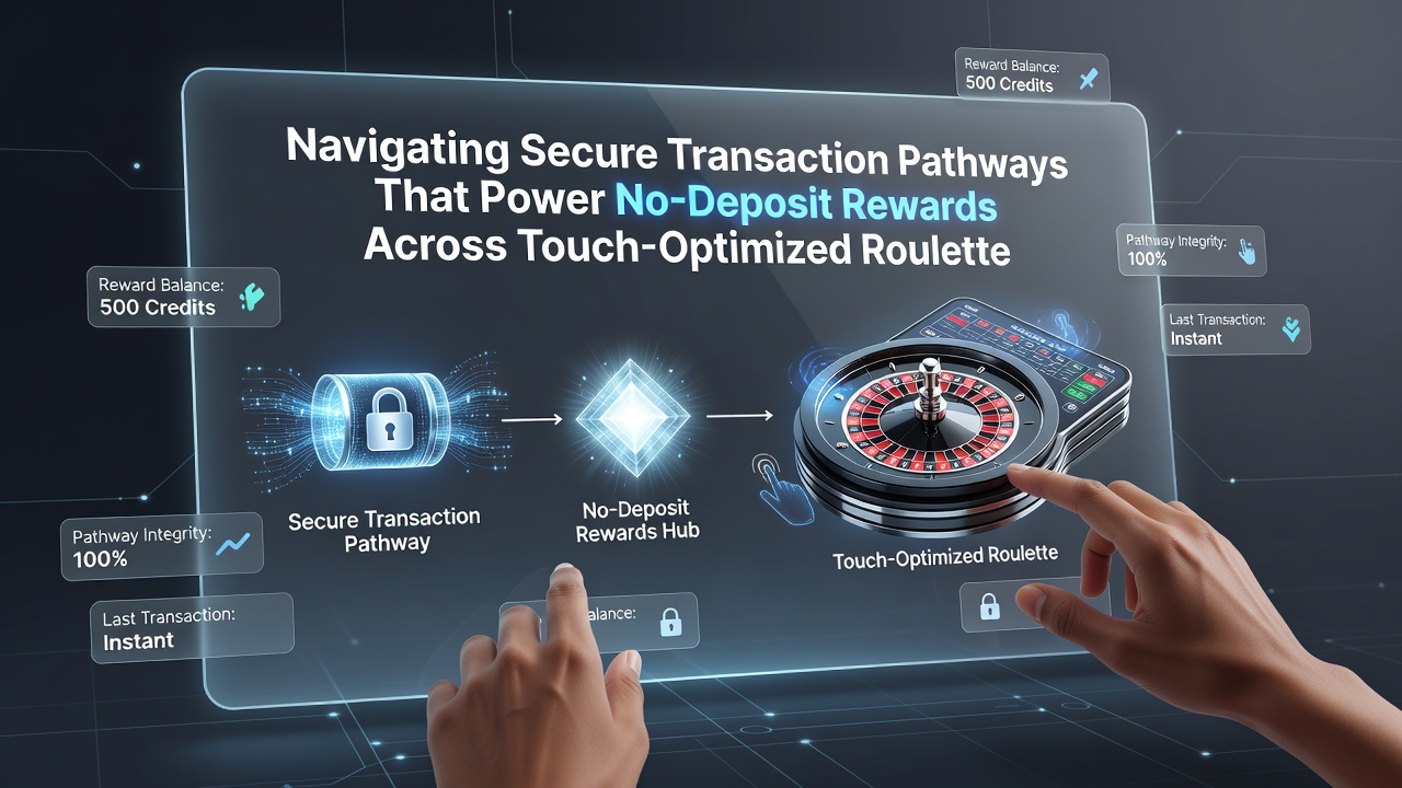 Secure mobile payment pathways diagram overlaid on blackjack and roulette interfaces