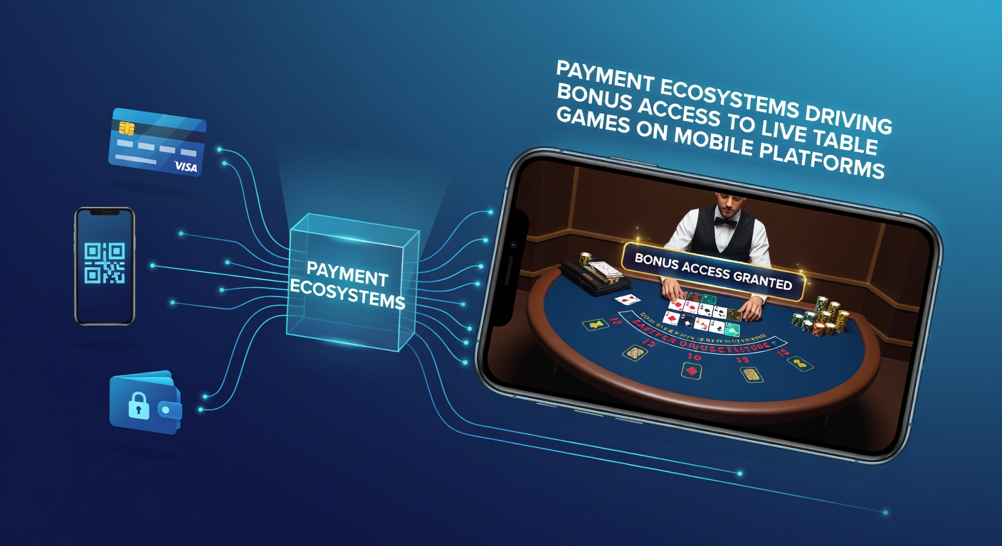 Live dealer table game interface on a smartphone with active bonus balance display