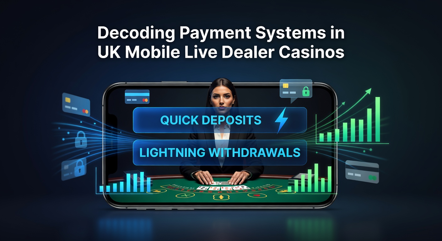 Smartphone displaying a mobile casino app with live dealer blackjack table and payment options overlay, highlighting quick deposit buttons