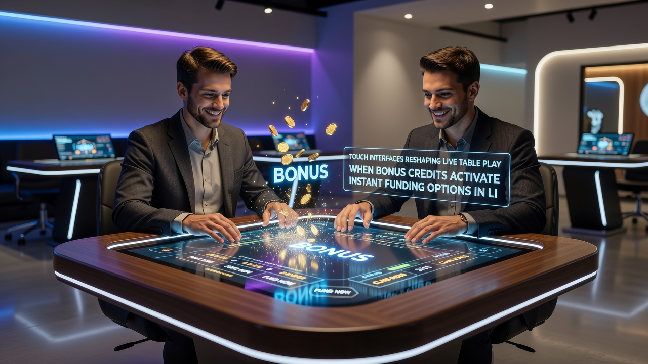 Close-up of mobile screen showing live dealer table with active touch controls and bonus funding confirmation